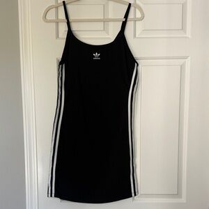 Adidas Mini Dress in Black with White Accents